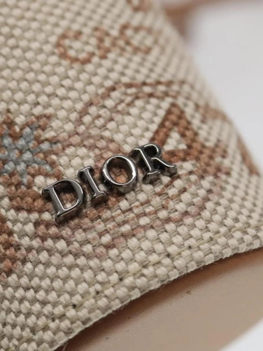 Christian Dior Roller Pouch Cactus Jack Canvas Leather Beige - Picture 9 of 15